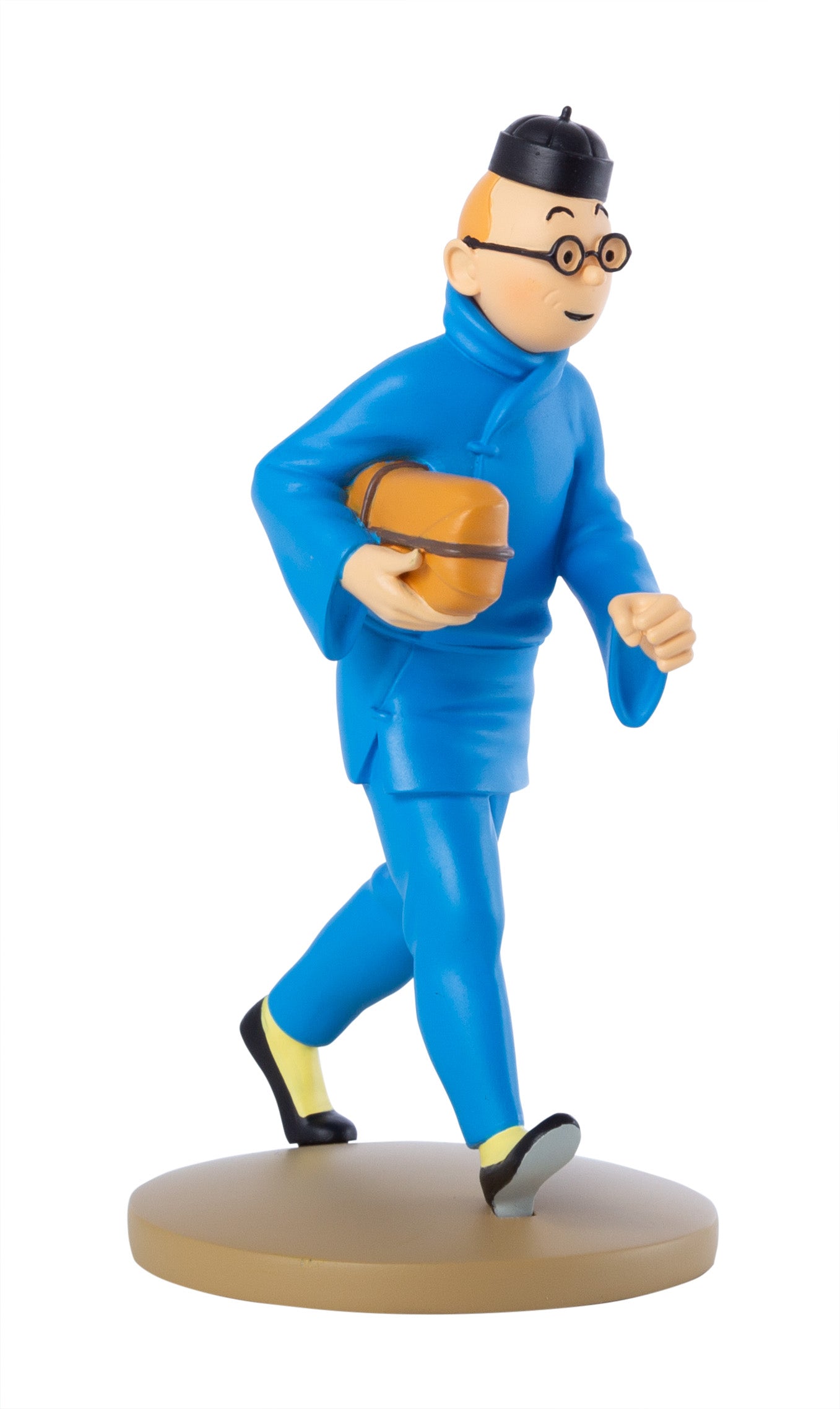 Resin figurine Tintin with package The Blue Lotus