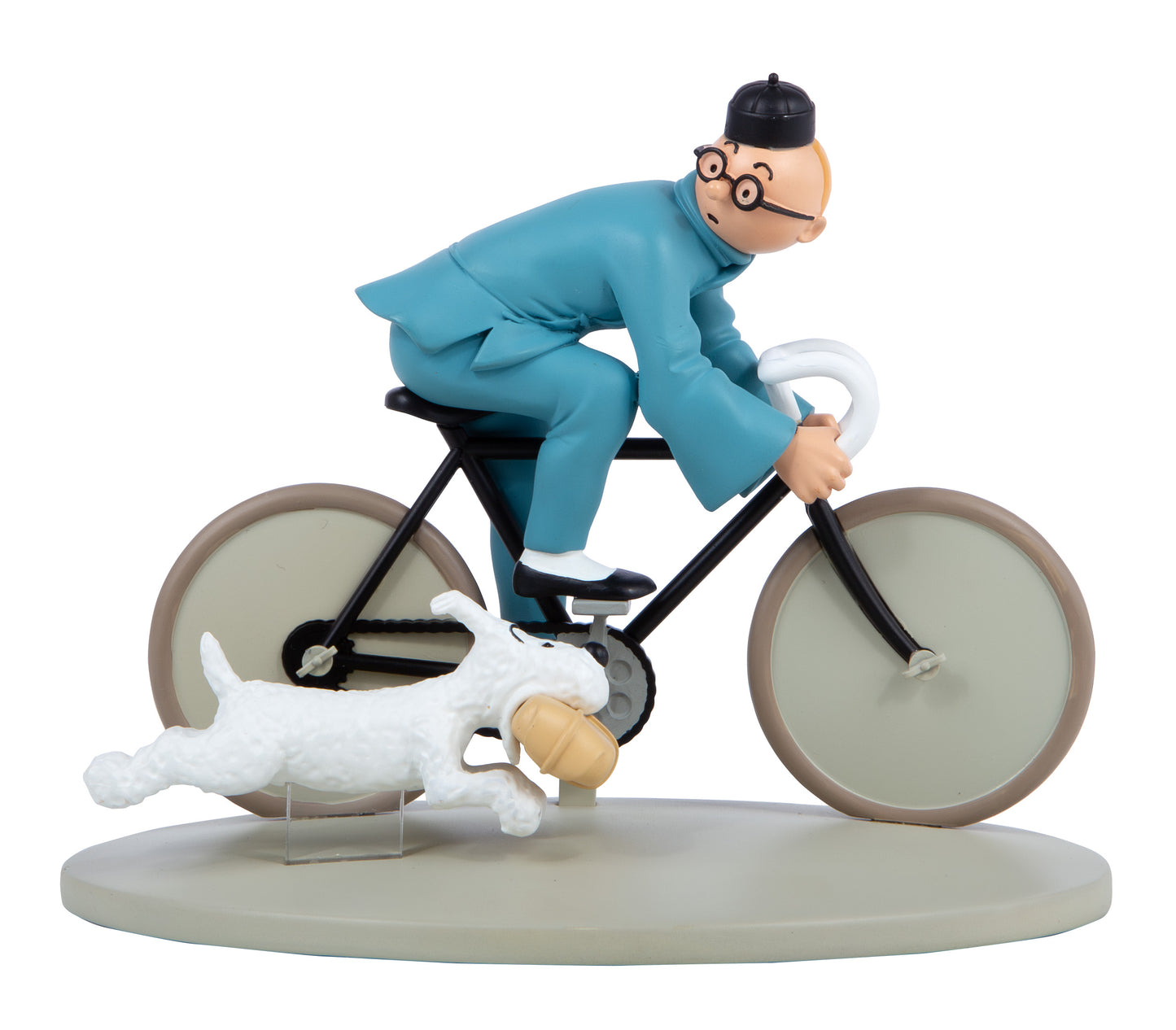 Tintin on a bicycle - Colorized special edition
