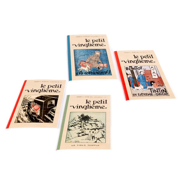 Le Petit Vingtième A6 notebooks (Set of 4)