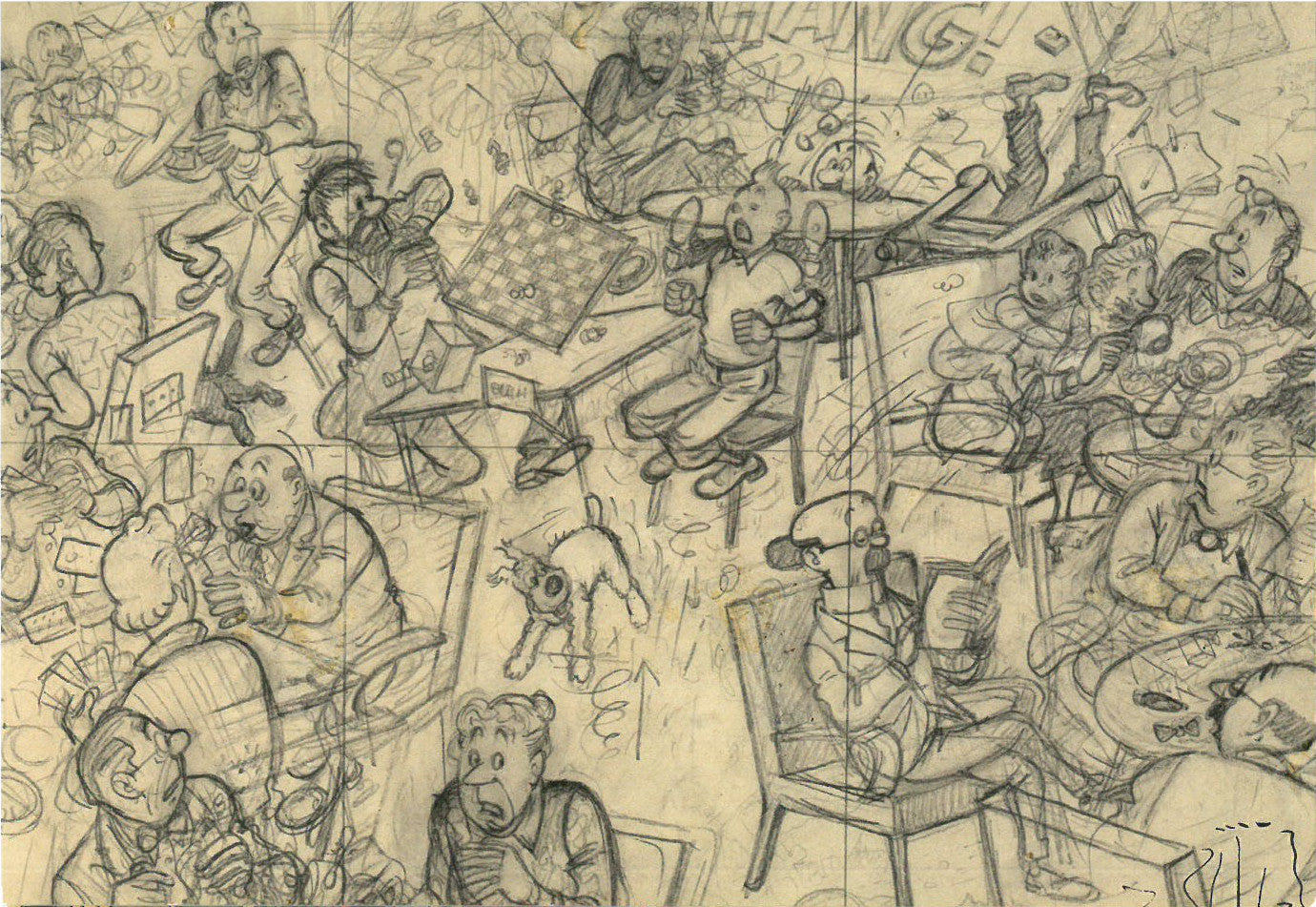 Tintin in Tibet - Tchang! postcard