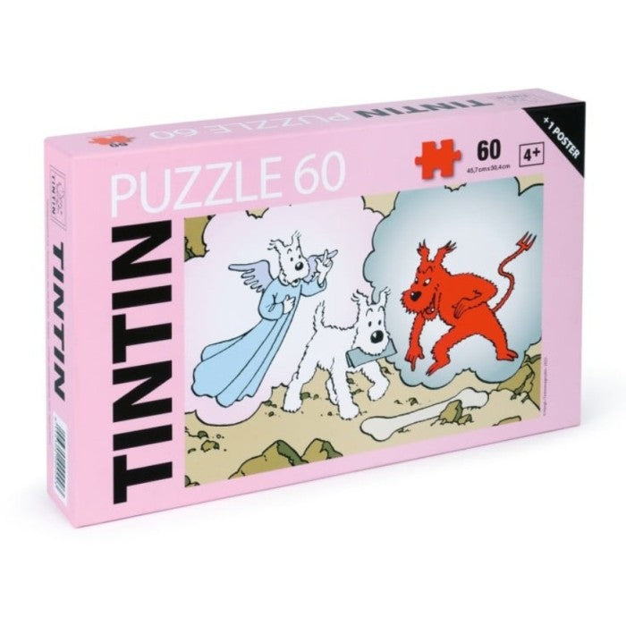 Puzzle Milou Ange et Démon