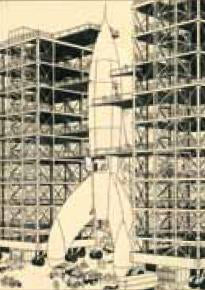 Rocket ramp postcard