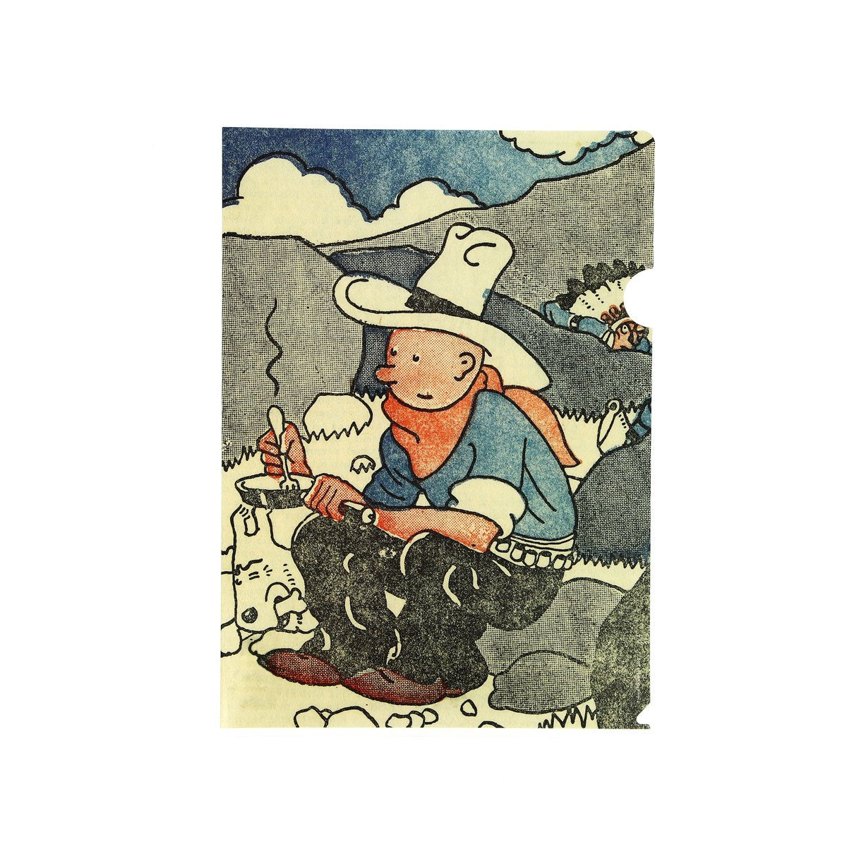 Tintin plastic folder - Tintin in America