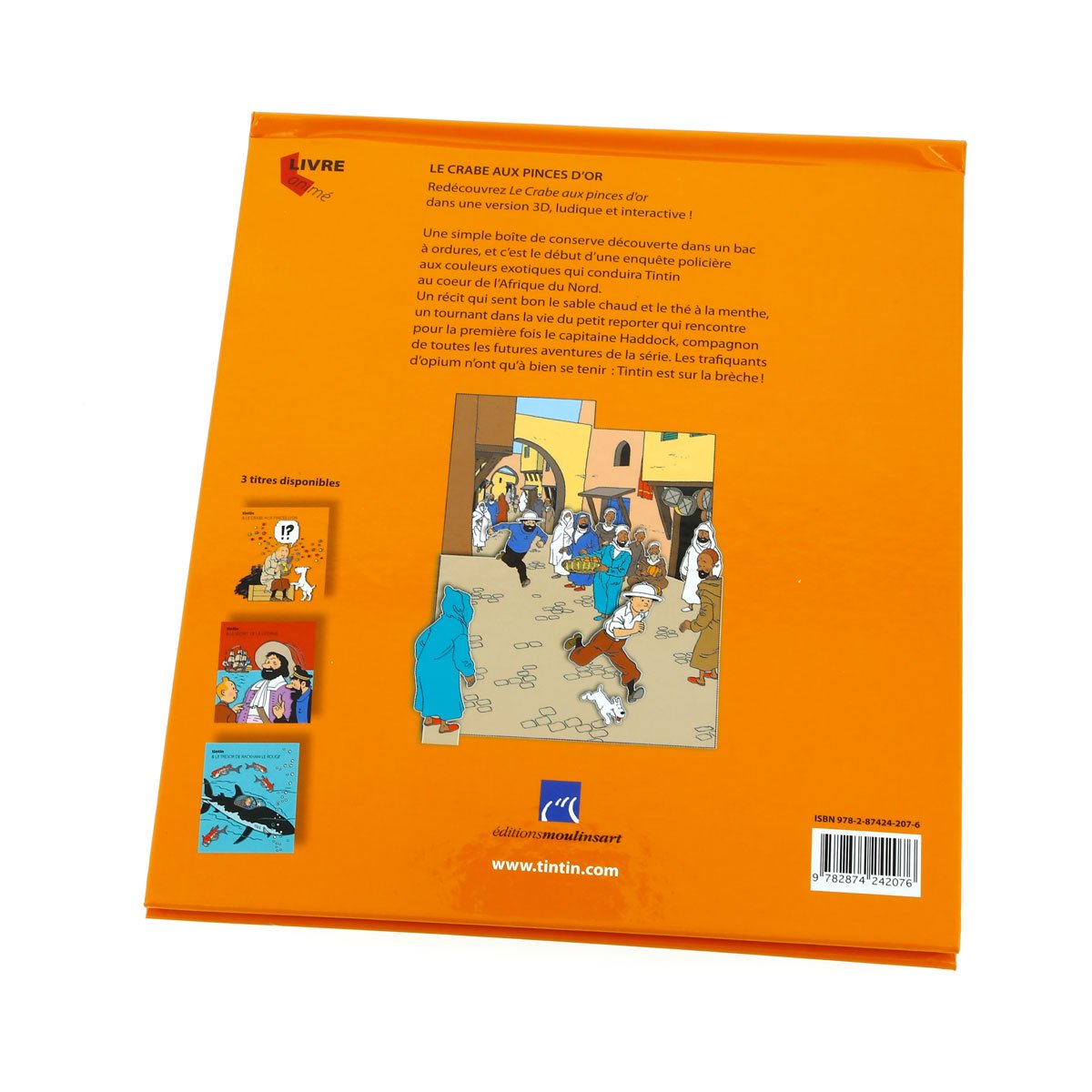 Pop-up – Tintin et le crabe aux pinces d'or