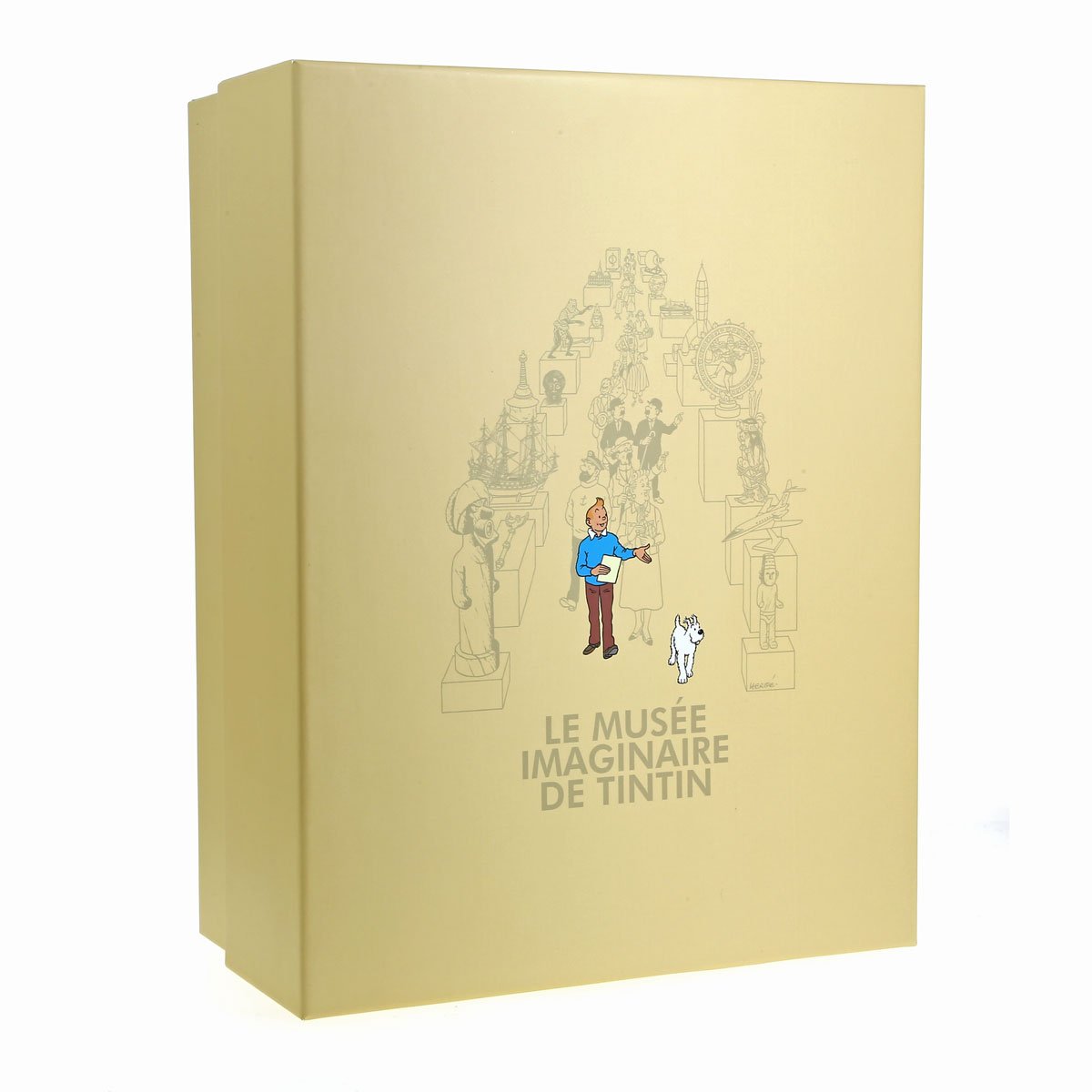 Tintin & Snowy resin statue