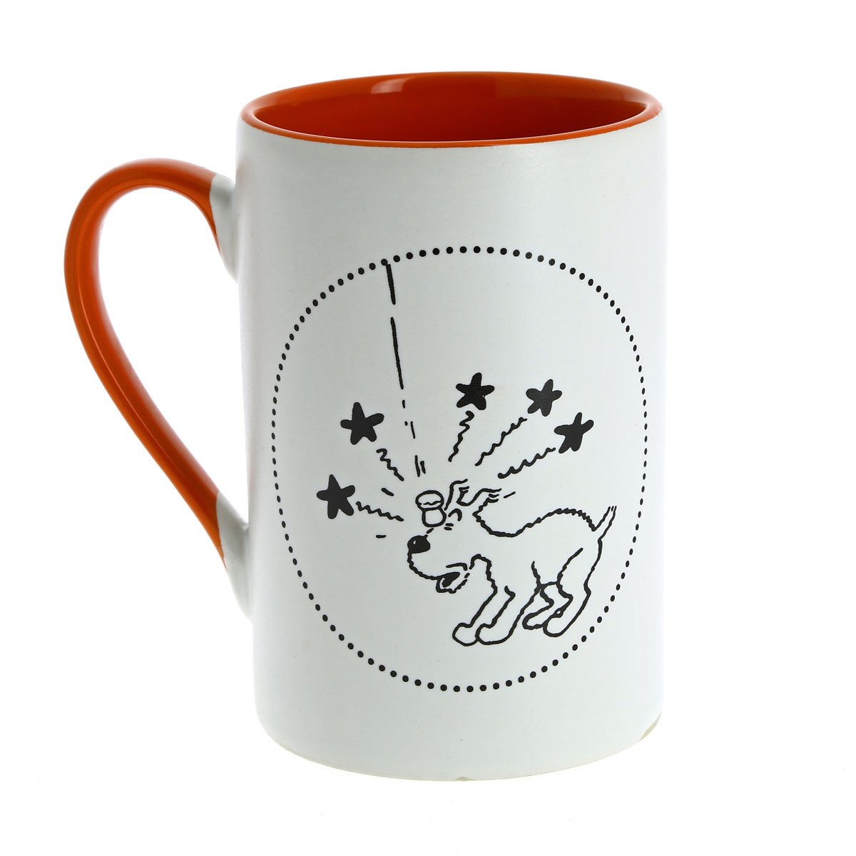 Red & blue Tintin mugs