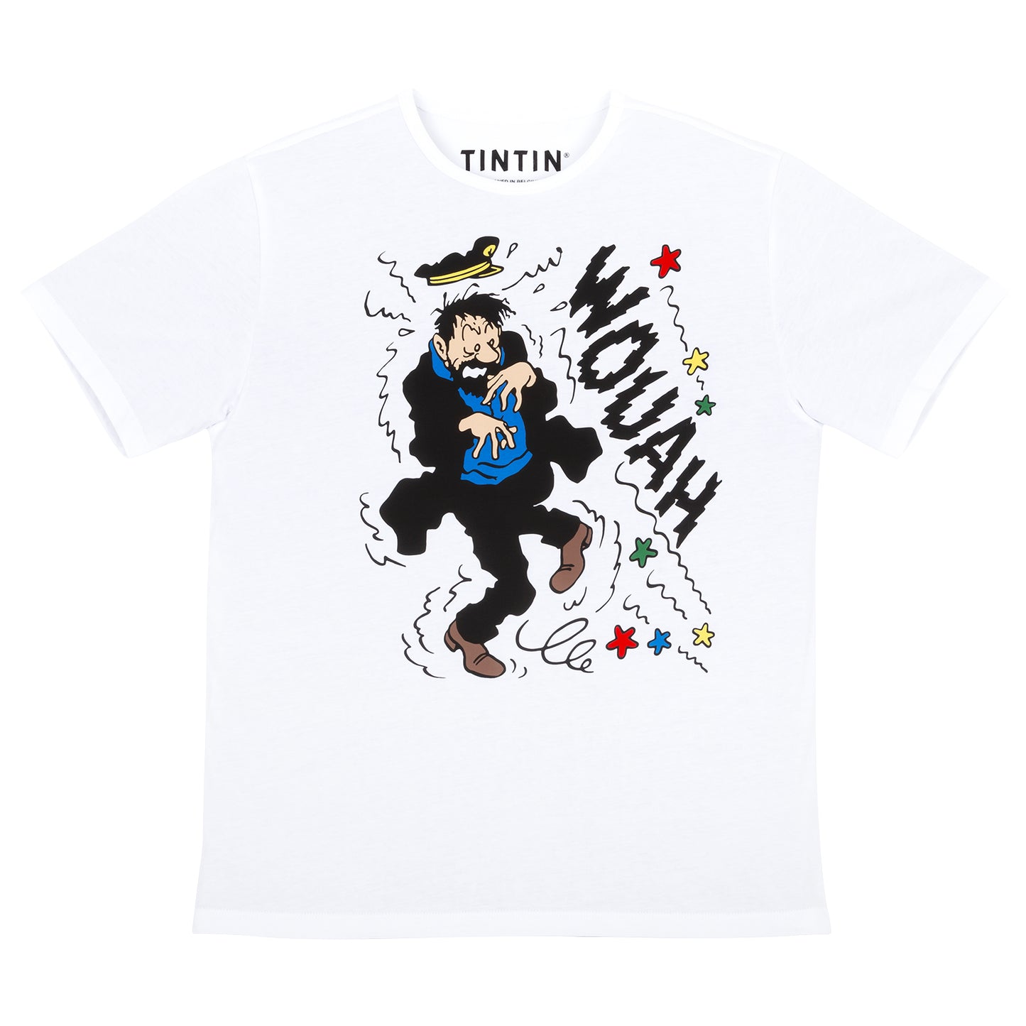 Haddock WOUAH white t-shirt
