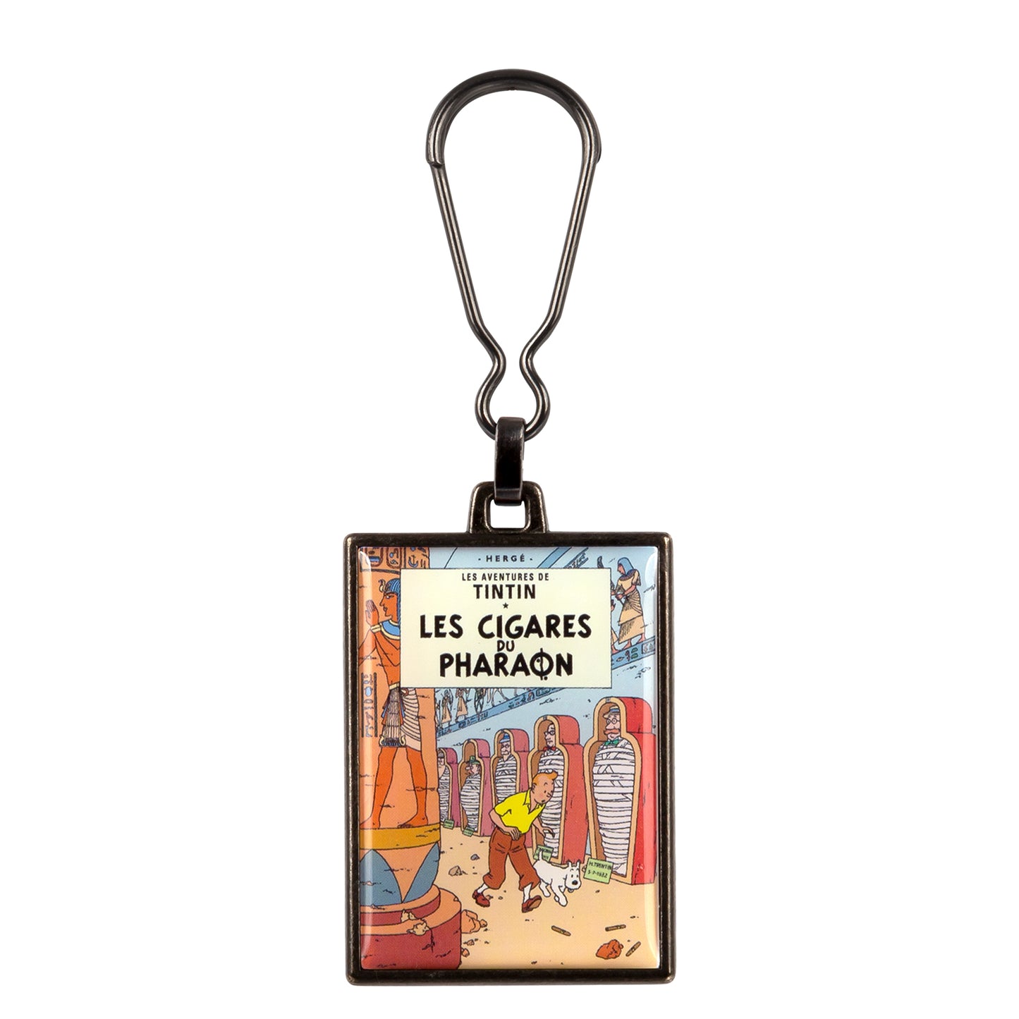 The Cigars of the Pharaoh metal keyring