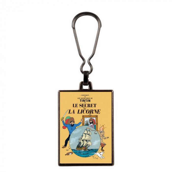 The Secret of the Unicorn metal keyring