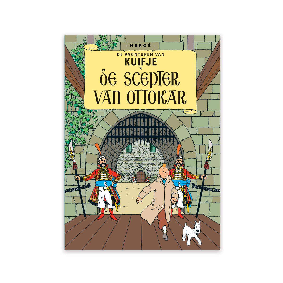 Tintin book postcards Ottokar