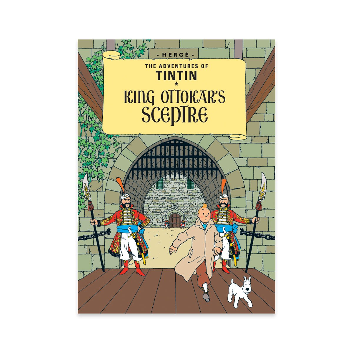 Tintin book postcards Ottokar