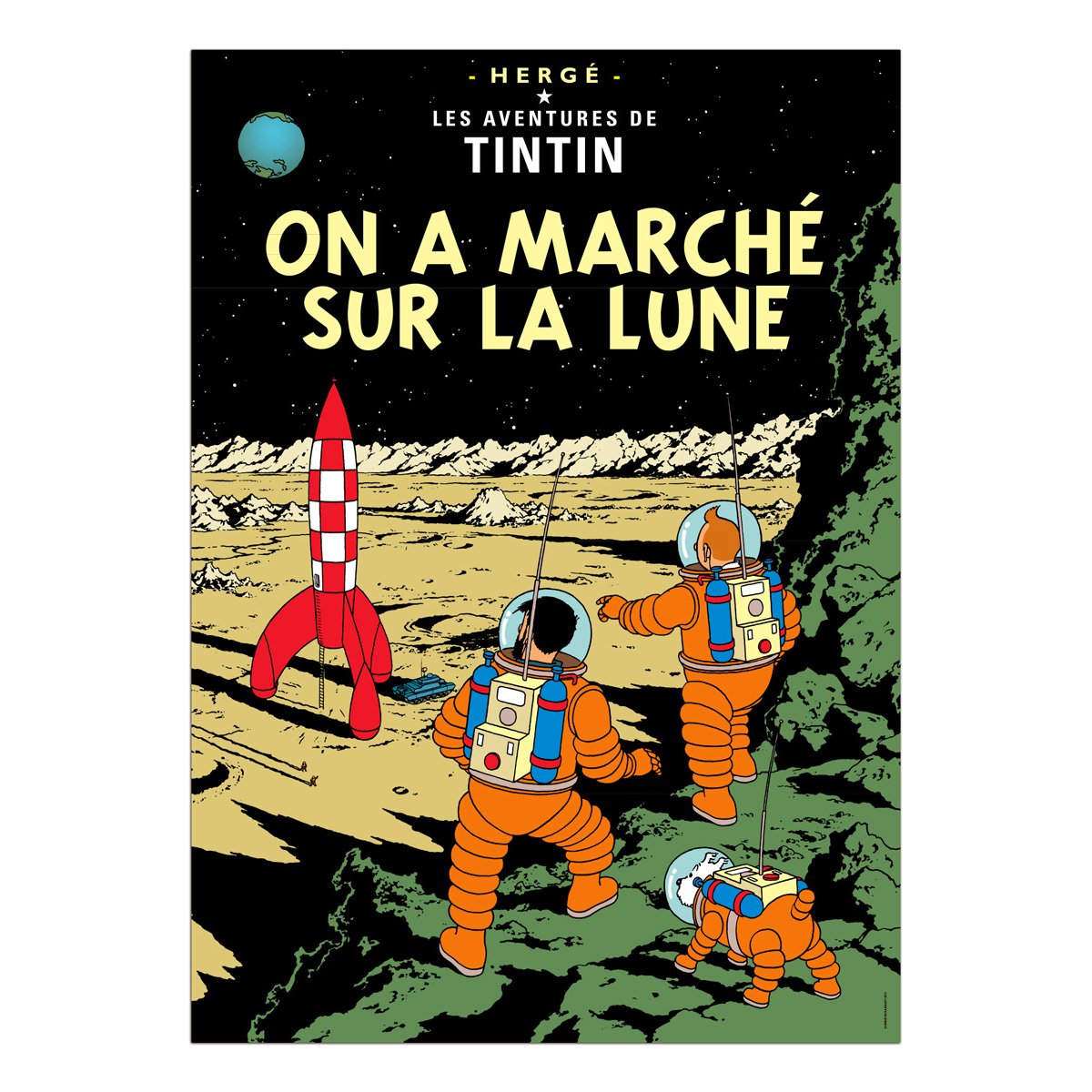 Explorers Tintin poster