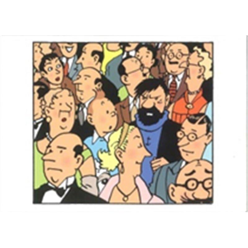 Crowd greeting card