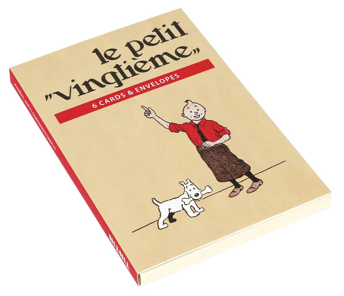 Set of 6 postcards - Le Petit Vingtieme + Envelopes