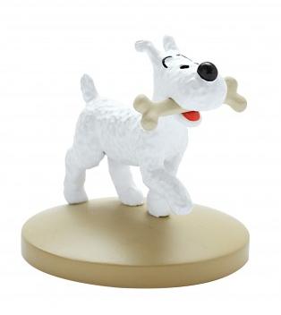 Snowy with bone