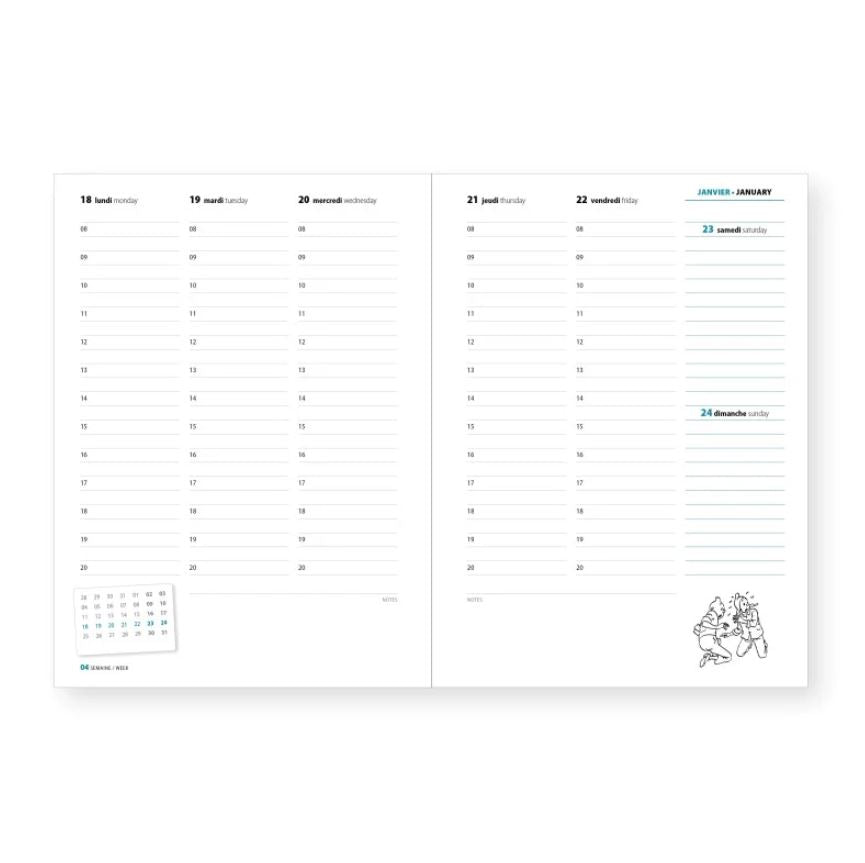 Desk planner 2027
