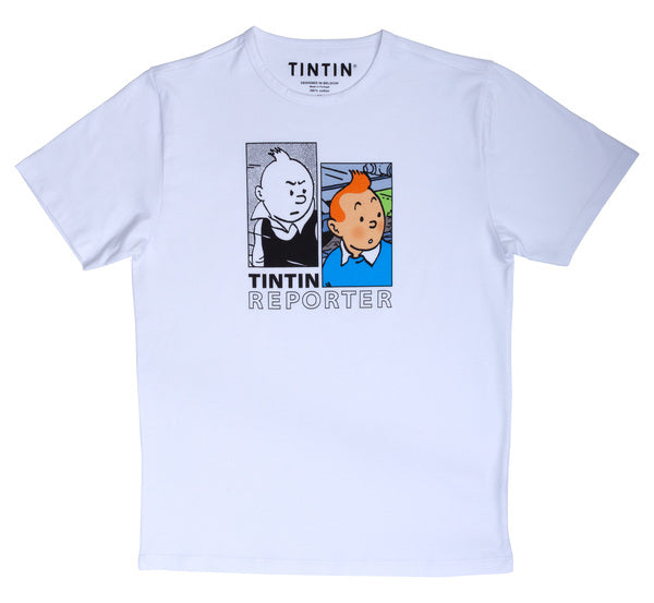 Tintin reporter white T-shirt