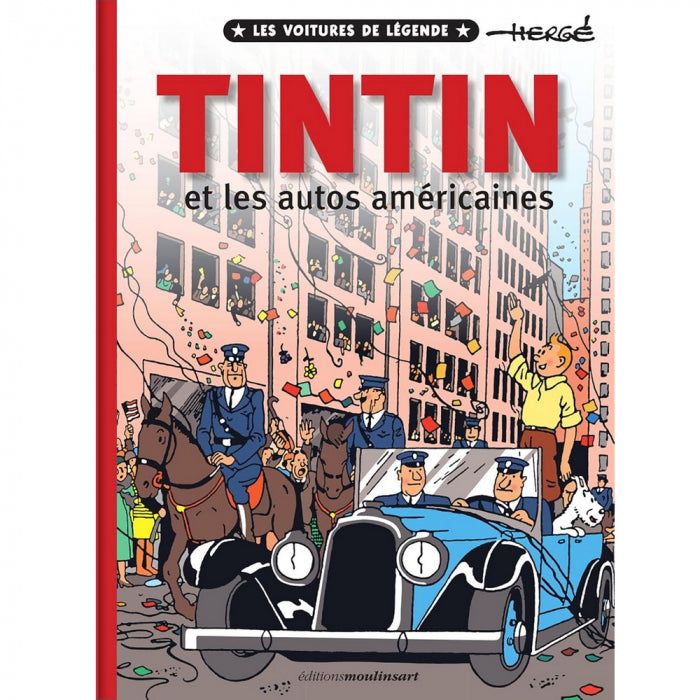 Tintin et les autos Américaines