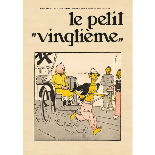 Le Petit Vingtième number 36 postcard