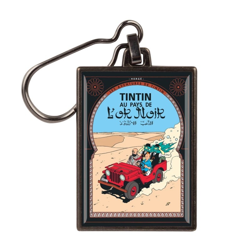 Tintin Key Rings The Land of Black Gold metal keyring – ca-boutique.tintin.com
