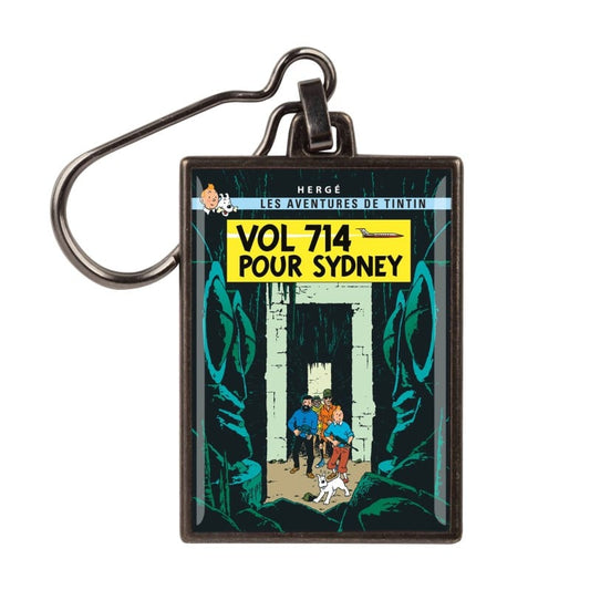 Flight 714 for Sydney metal keyring