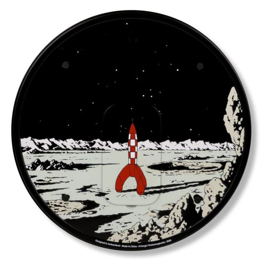 Red wall clock