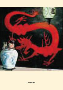 Tintin book postcards Blue Lotus