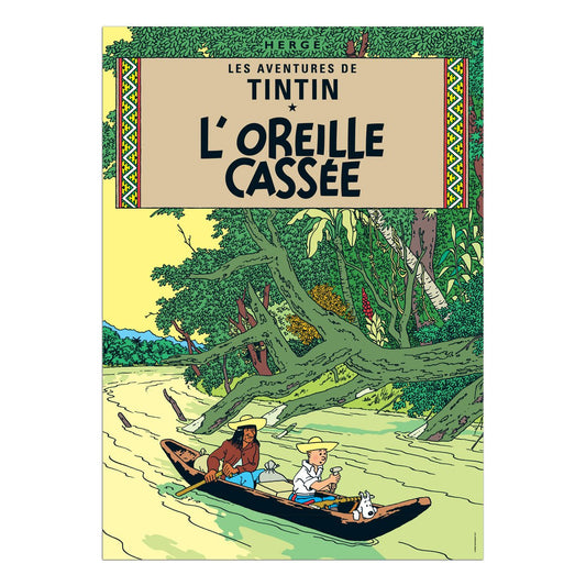 Tintin book postcards Ear