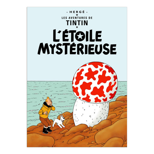 Tintin book postcards Star