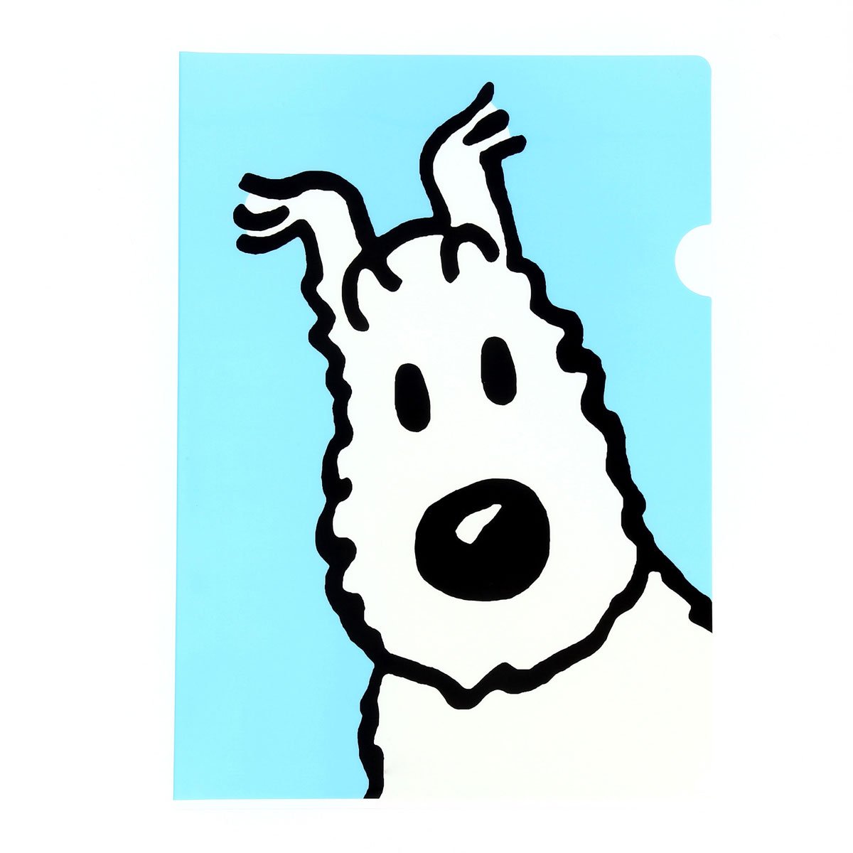 Tintin plastic folder - Snowy Portrait