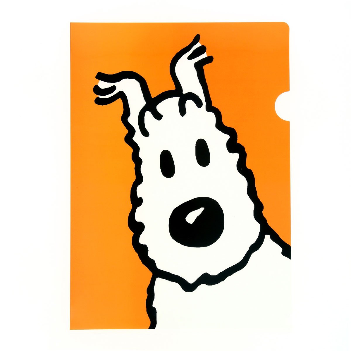 Tintin plastic folder - Snowy Portrait