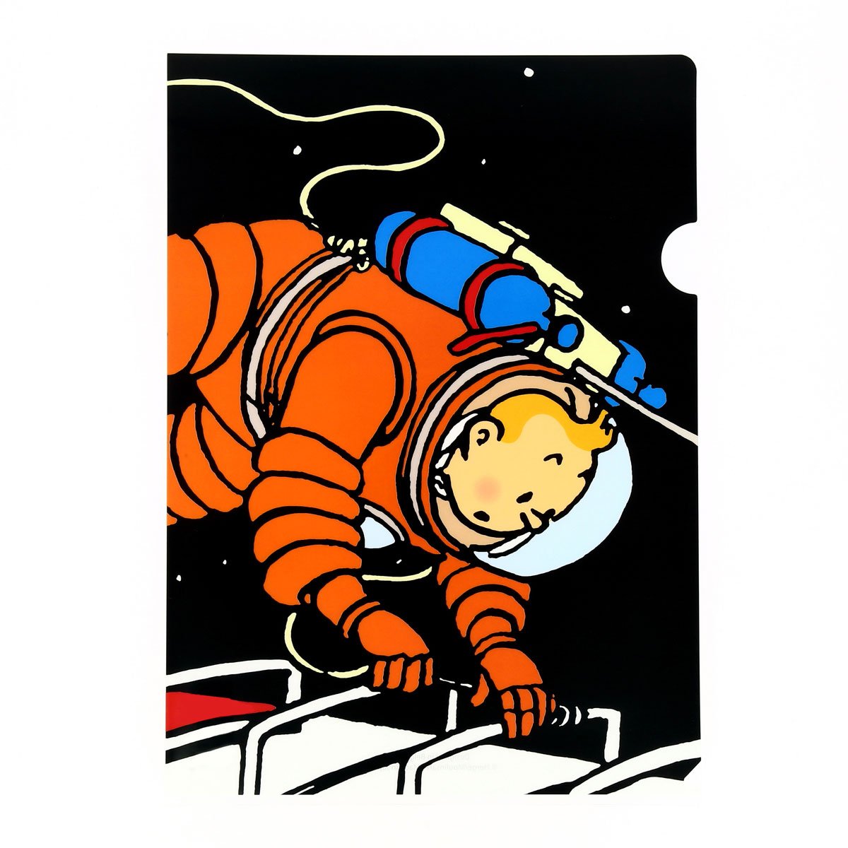 Tintin plastic document wallet