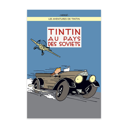 Tintin in the Land of the Soviets - Tintin Poster