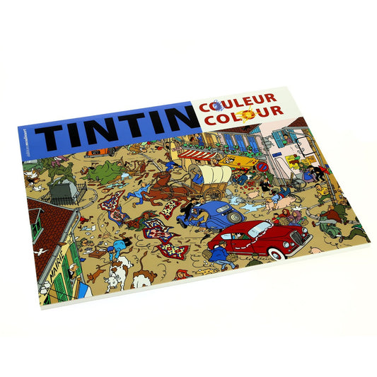 Tintin colouring book