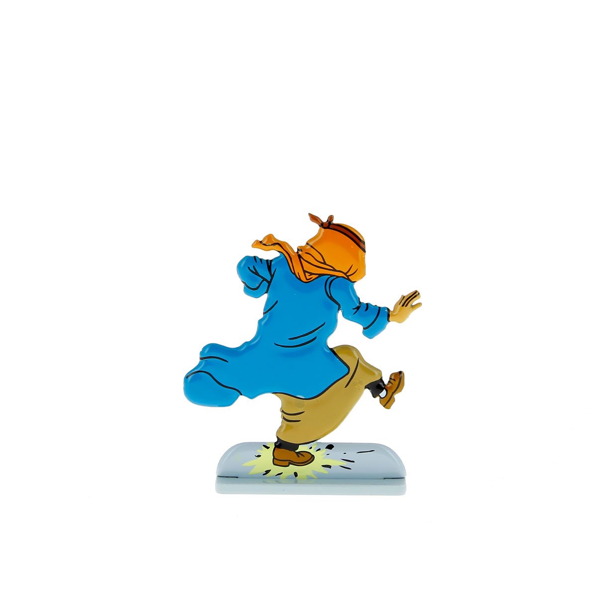 Tintin steps on a banger