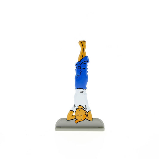 Tintin fait du yoga