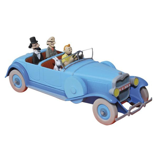 En voiture avec Tintin