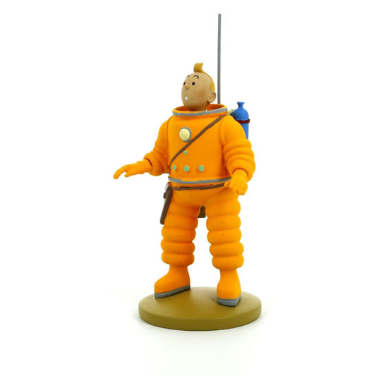 Resin figurine Tintin astronaut
