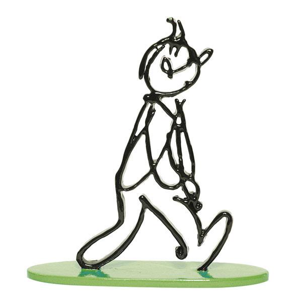 Sculpture Tintin – vert