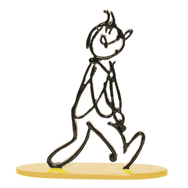 Sculpture Tintin – ocre