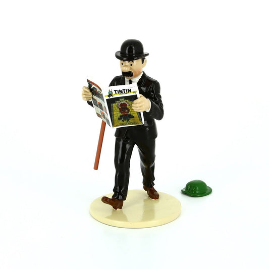 Lead figurine Thompson reading