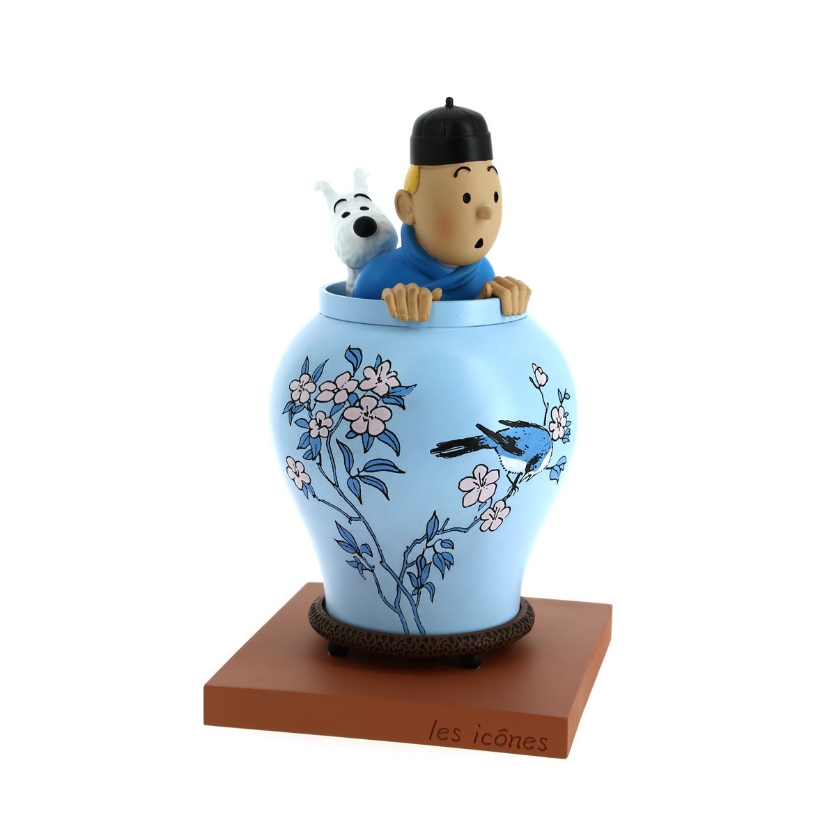 Blue Lotus resin vase