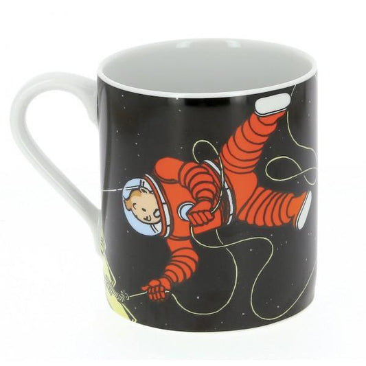 Tintin and Haddock Moon mug