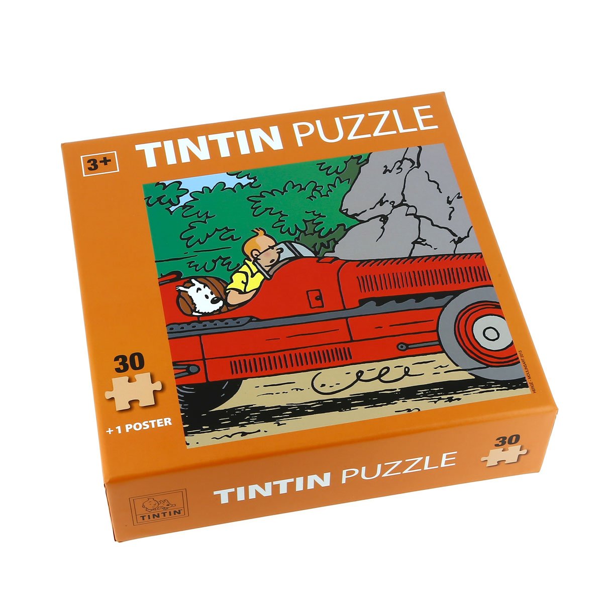 Tintin puzzle with poster Amilcar