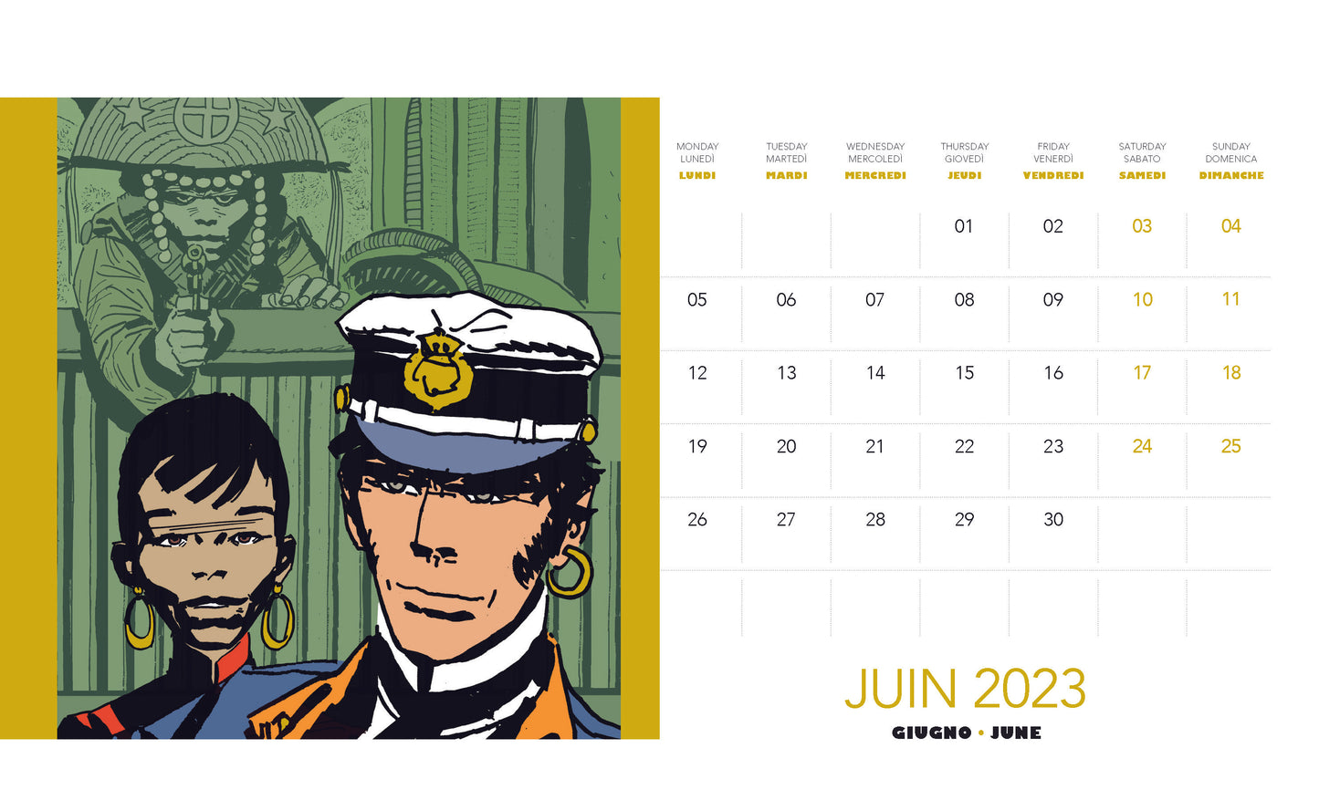 Corto Desk calendar 2023