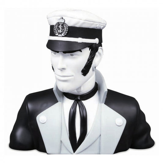 Corto black and white resin statue