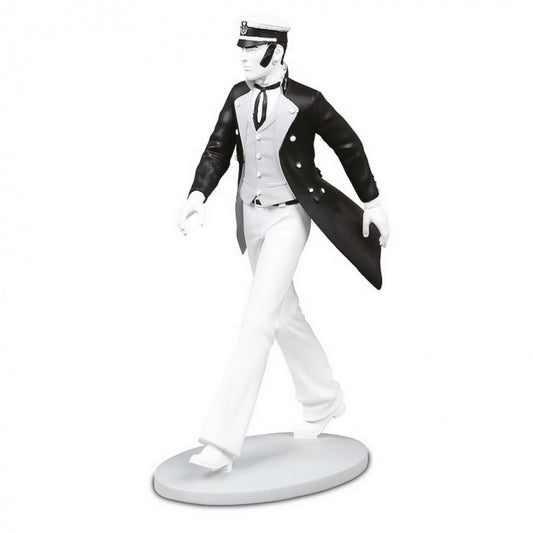 Corto black and white resin figurine