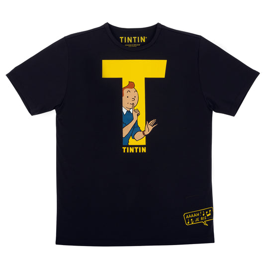 Tintin T black t-shirt