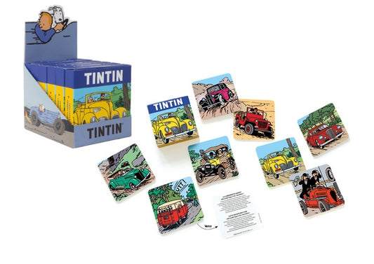 Tintin car theme coasters