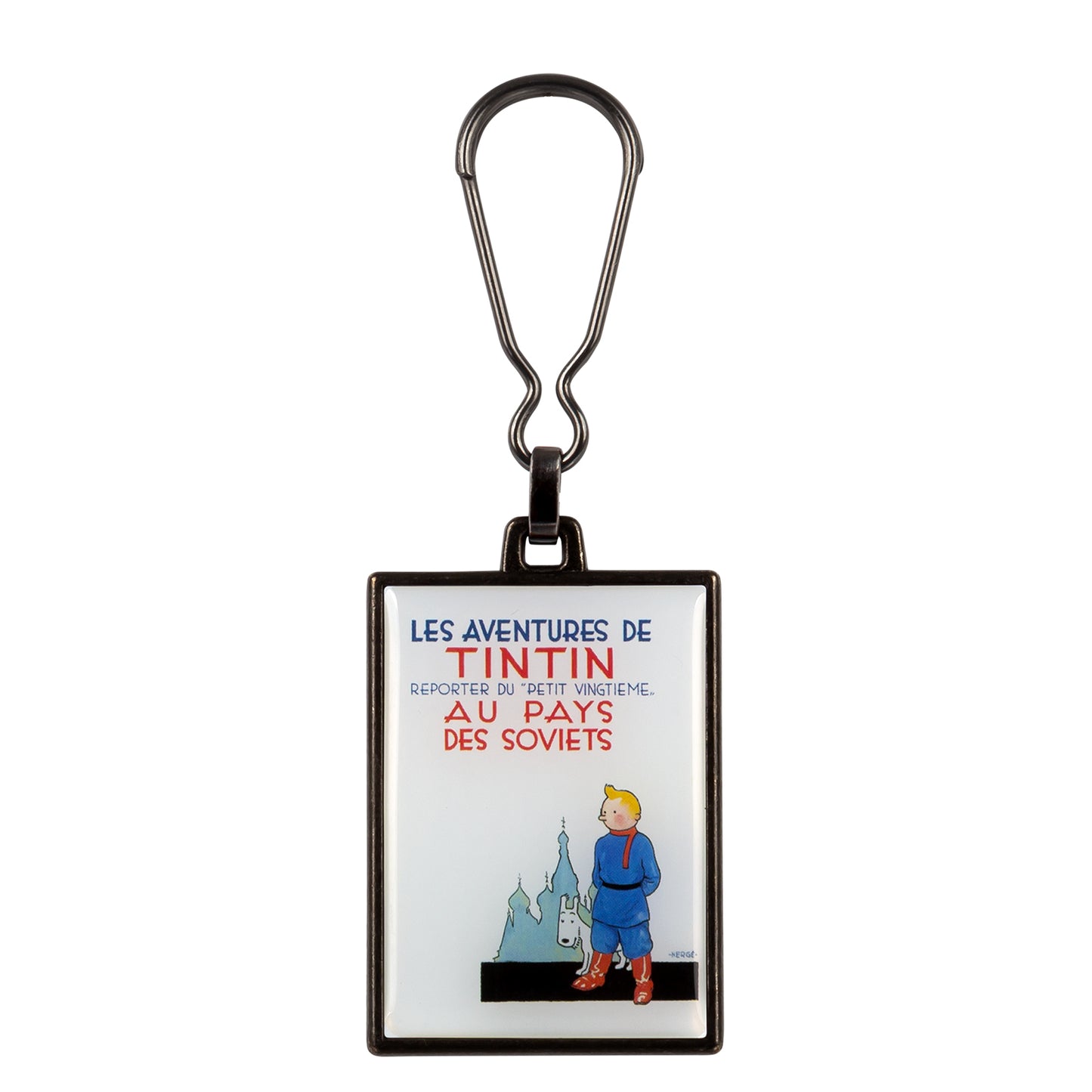 In the Land of Soviets metal keyring